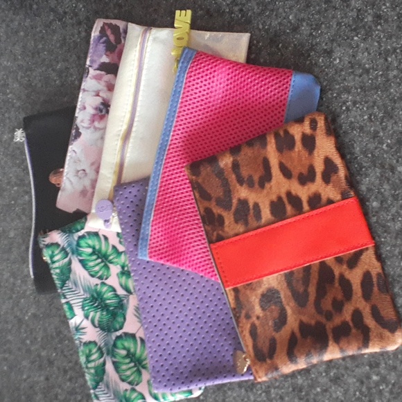 IPSY Leopard print & Orange Glam Bag Makeup Bag - Picture 4 of 4